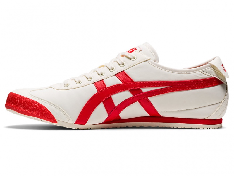 Onitsuka Tiger Mexico 66 Schuhe Damen Weiß Rot | MC5238074