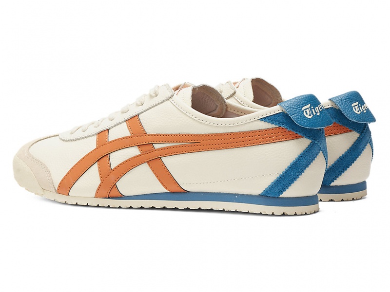 Onitsuka Tiger Mexico 66 Schuhe Damen Weiß Orange | IY9267831