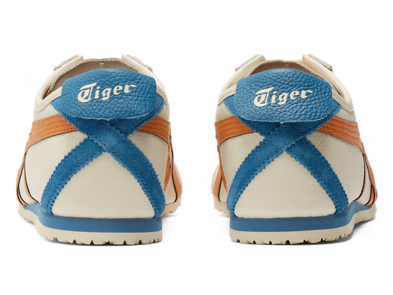 Onitsuka Tiger Mexico 66 Schuhe Damen Weiß Orange | IY9267831