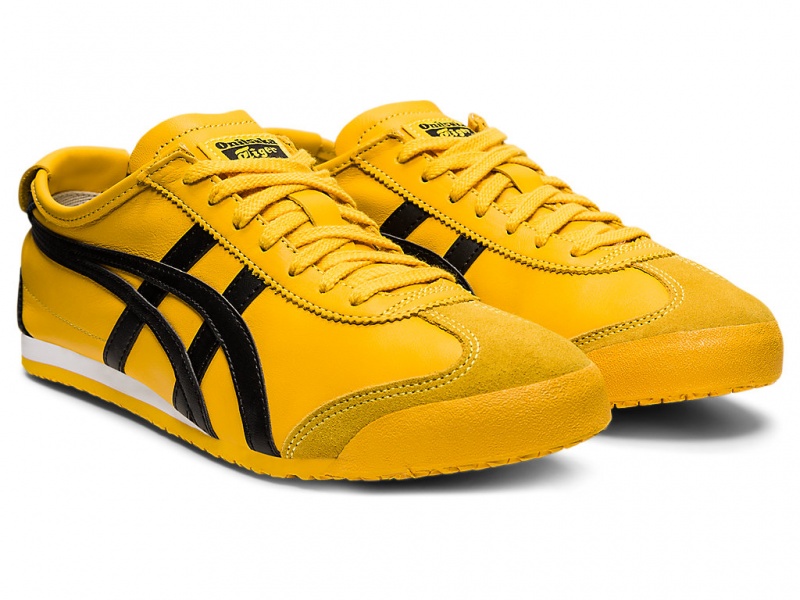 Onitsuka Tiger Mexico 66 Schuhe Herren Gelb Schwarz | ZD7360421