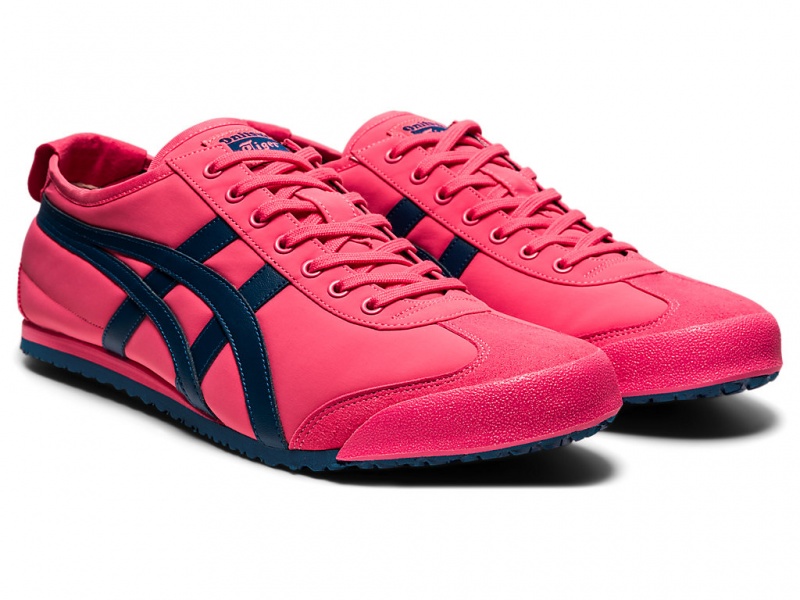 Onitsuka Tiger Mexico 66 Schuhe Herren Rosa Blau | AH0897625