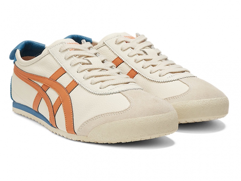 Onitsuka Tiger Mexico 66 Schuhe Herren Weiß Orange | IE5321879