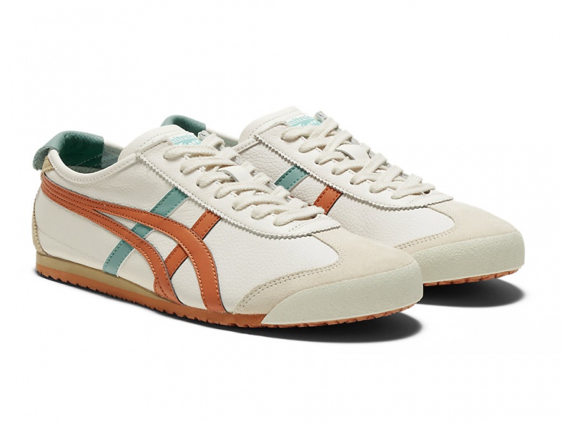 Onitsuka Tiger Mexico 66 Schuhe Herren Weiß Orange | DP3826974