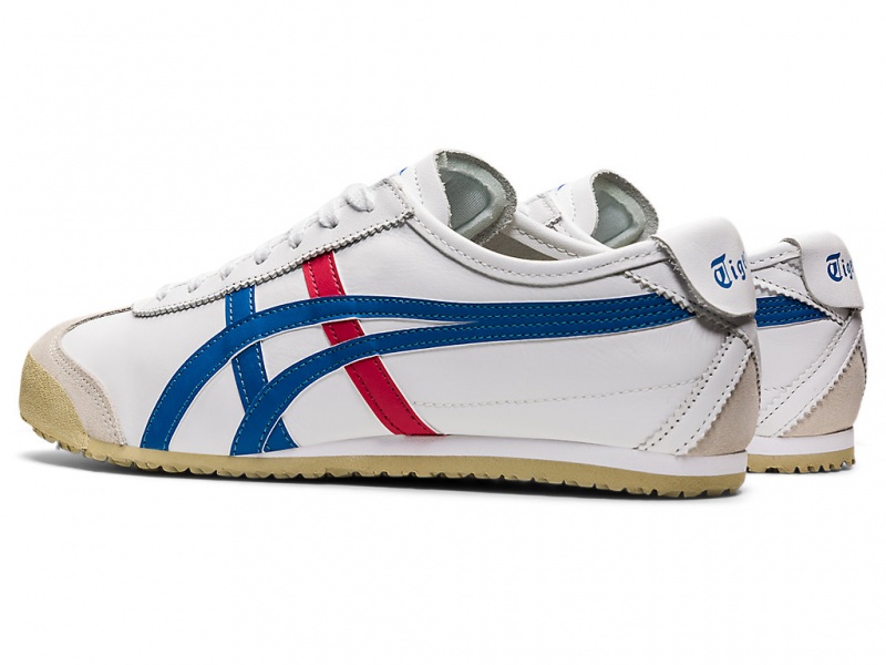 Onitsuka Tiger Mexico 66 Schuhe Herren Weiß Blau | YU6840237