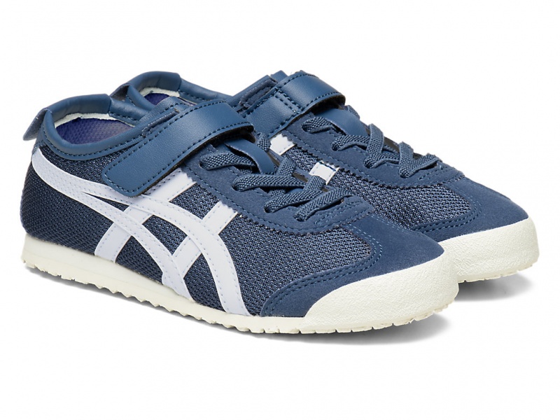 Onitsuka Tiger Mexico 66 Schuhe Kinder Blau | WT2935476