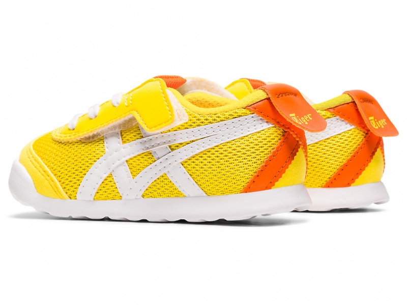 Onitsuka Tiger Mexico 66 Schuhe Kinder Gelb Weiß | RE4576398