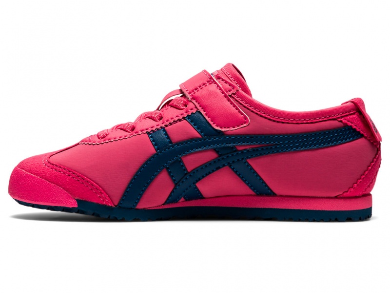 Onitsuka Tiger Mexico 66 Schuhe Kinder Rosa Blau | QE5391672