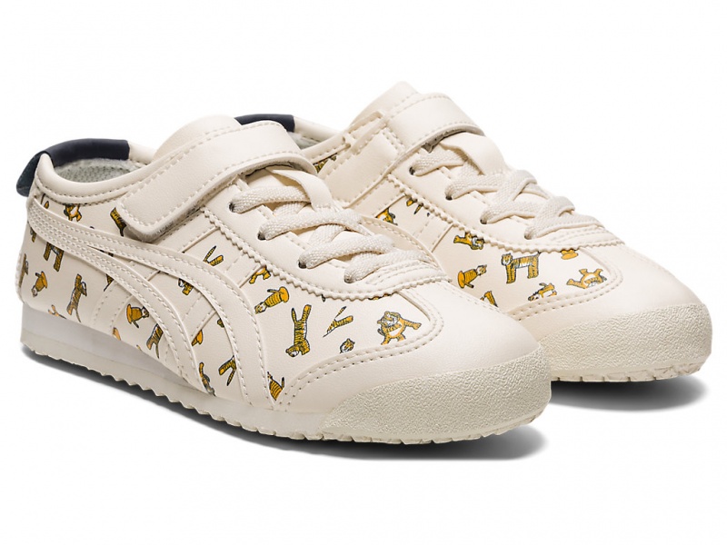 Onitsuka Tiger Mexico 66 Schuhe Kinder Weiß Weiß | EN1630782