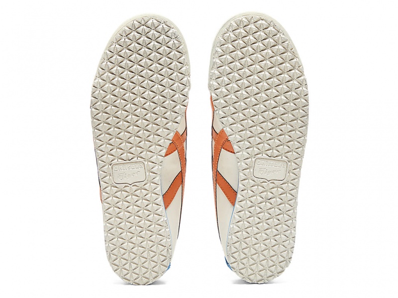 Onitsuka Tiger Mexico 66 Schuhe Kinder Weiß Orange | PG5932417