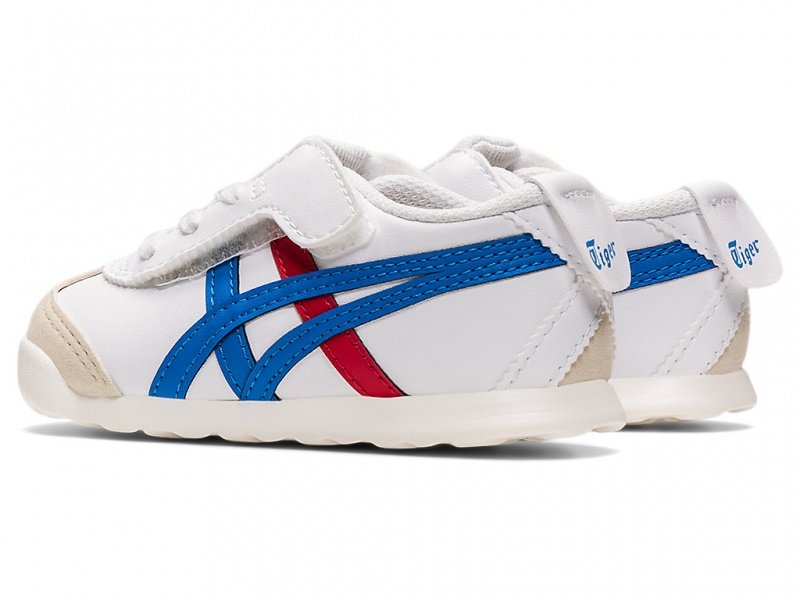 Onitsuka Tiger Mexico 66 Schuhe Kinder Weiß Blau | GT6153289