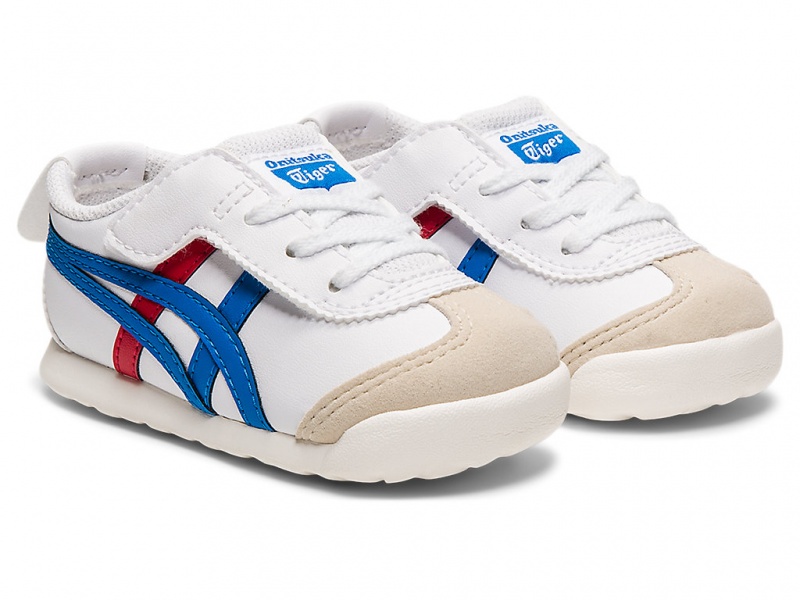 Onitsuka Tiger Mexico 66 Schuhe Kinder Weiß Blau | GT6153289