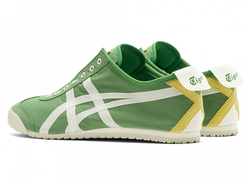 Onitsuka Tiger Mexico 66 Slip On Schuhe Herren Grün Weiß | SH2149750