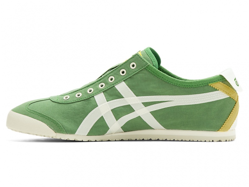 Onitsuka Tiger Mexico 66 Slip On Schuhe Herren Grün Weiß | SH2149750