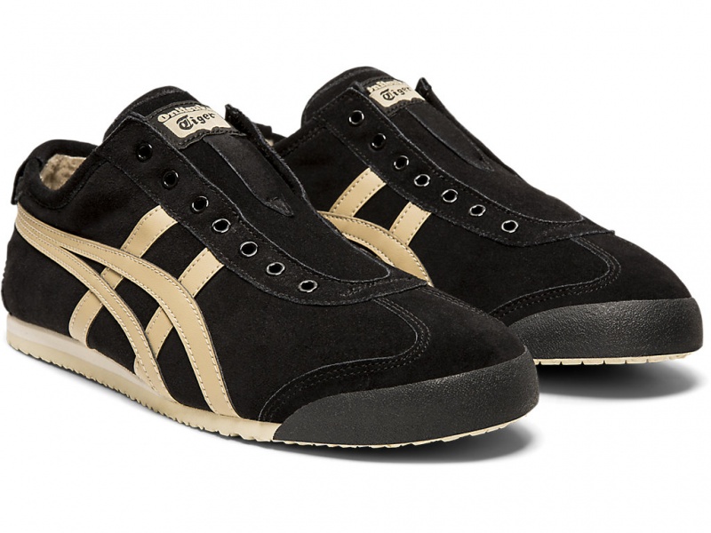 Onitsuka Tiger Mexico 66 Slip On Schuhe Damen Schwarz | AC7925136