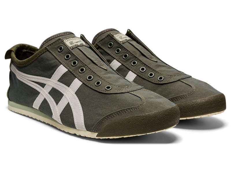 Onitsuka Tiger Mexico 66 Slip On Schuhe Herren Grün | GB4238165