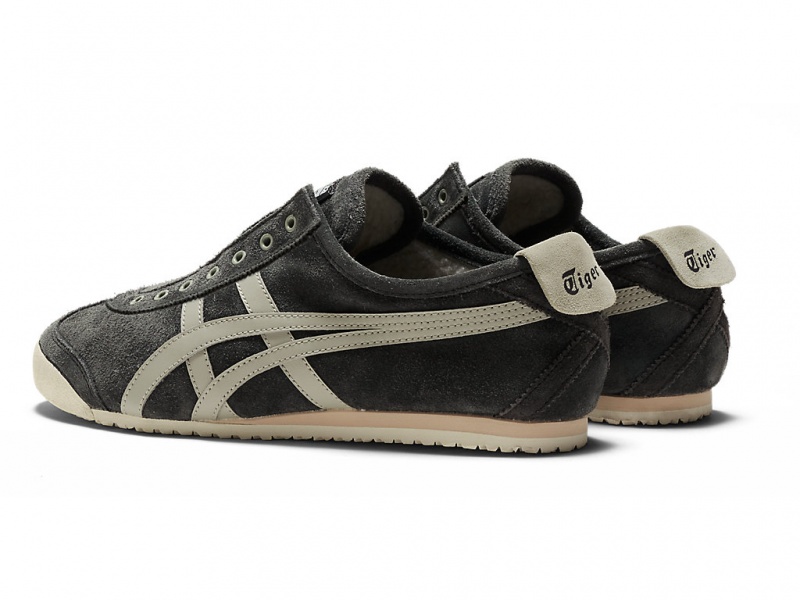 Onitsuka Tiger Mexico 66 Slip On Schuhe Damen Grau Olivgrün Grau | NO9823147