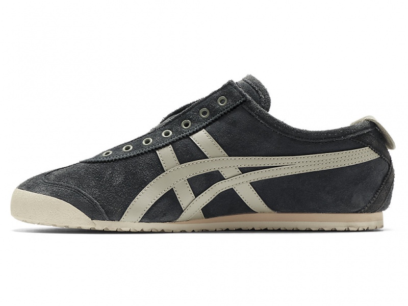 Onitsuka Tiger Mexico 66 Slip On Schuhe Damen Grau Olivgrün Grau | NO9823147