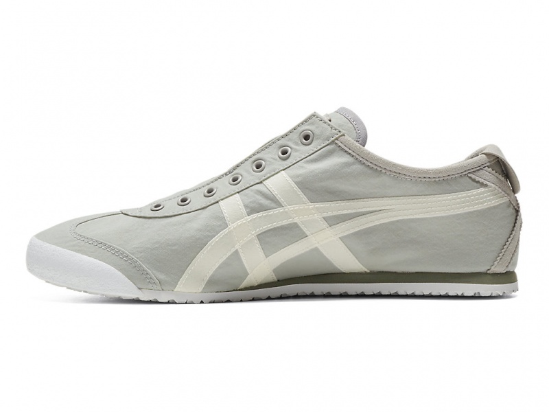 Onitsuka Tiger Mexico 66 Slip On Schuhe Damen Grau Weiß | CV5873160