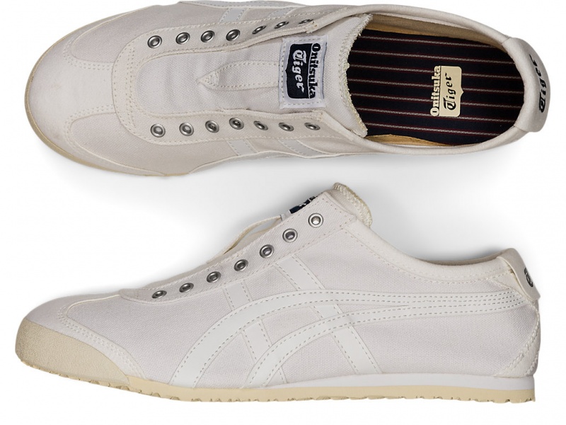 Onitsuka Tiger Mexico 66 Slip On Schuhe Herren Weiß Weiß | CT1827964