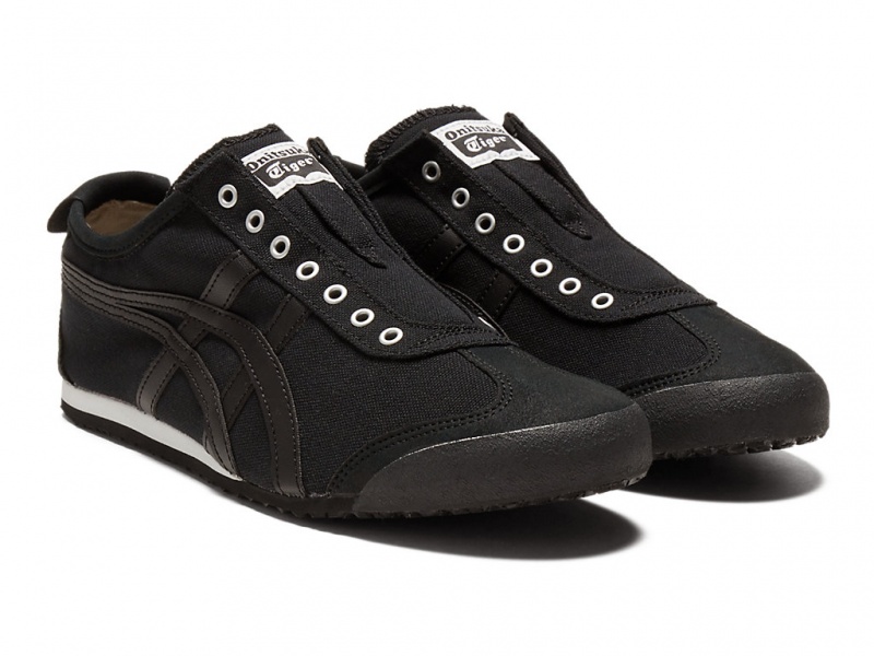 Onitsuka Tiger Mexico 66 Slip On Schuhe Herren Schwarz Schwarz | CL5621890