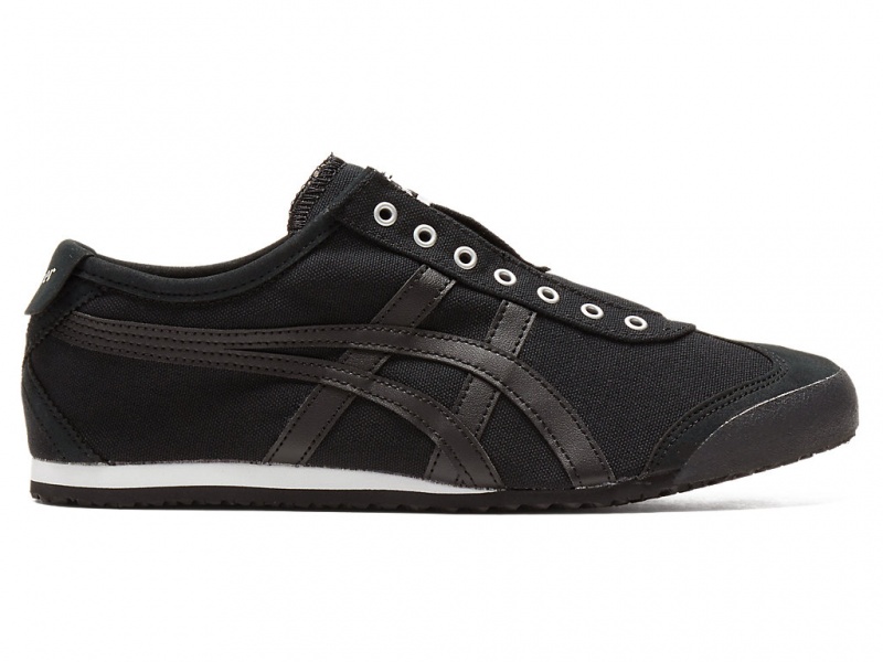 Onitsuka Tiger Mexico 66 Slip On Schuhe Herren Schwarz Schwarz | CL5621890