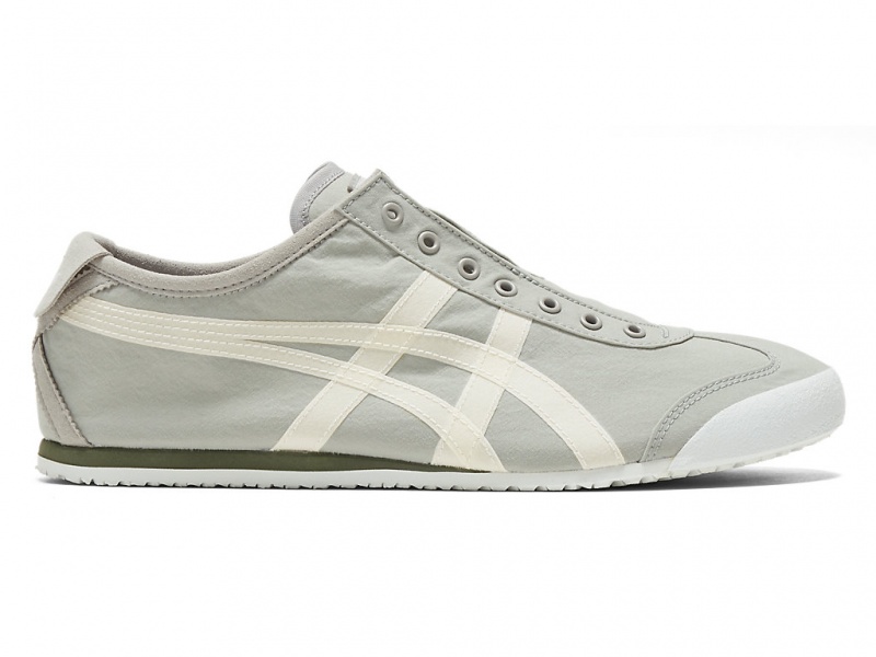 Onitsuka Tiger Mexico 66 Slip On Schuhe Herren Grau Weiß | GZ9463207