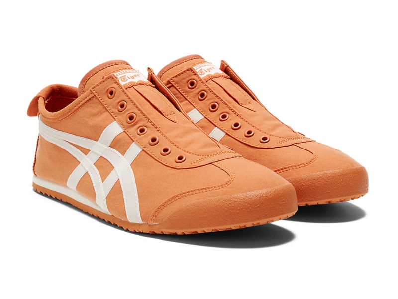 Onitsuka Tiger Mexico 66 Slip On Schuhe Damen Orange Weiß | PB6705821