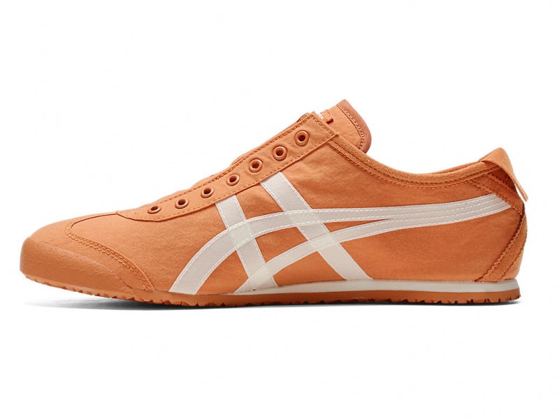 Onitsuka Tiger Mexico 66 Slip On Schuhe Damen Orange Weiß | PB6705821