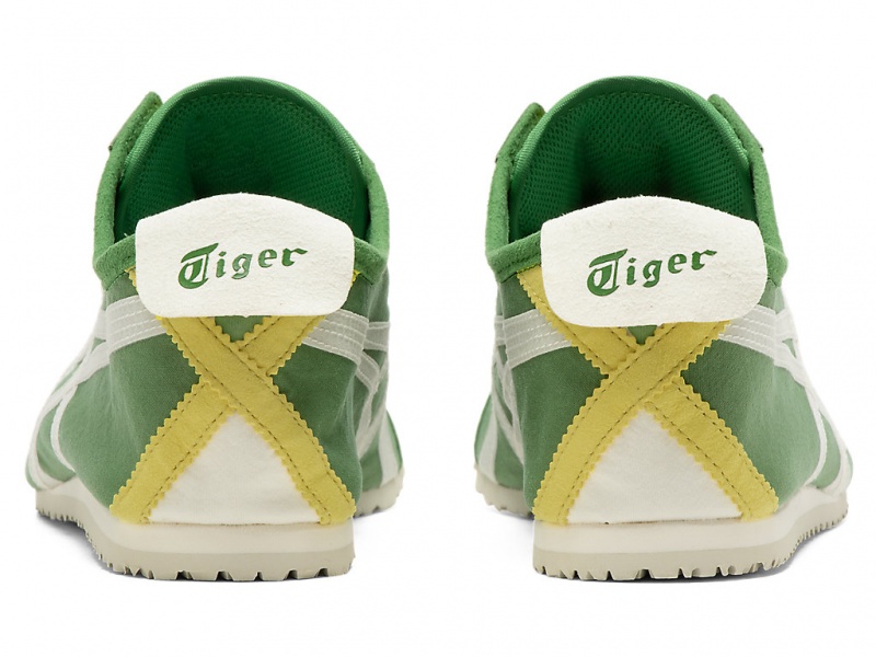 Onitsuka Tiger Mexico 66 Slip On Schuhe Damen Grün Weiß | SE9362841