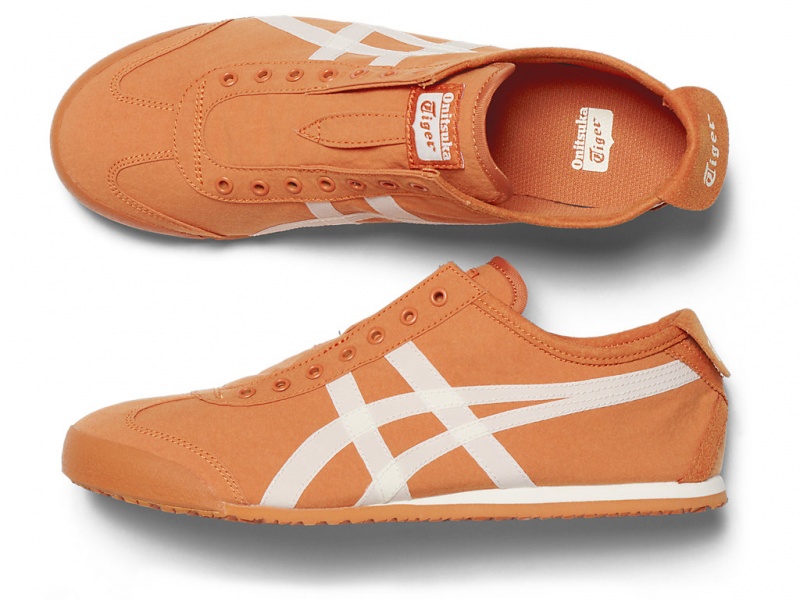 Onitsuka Tiger Mexico 66 Slip On Schuhe Herren Orange Weiß | WR5694012