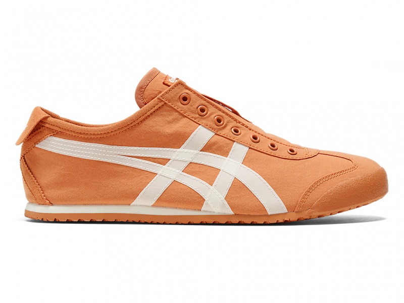 Onitsuka Tiger Mexico 66 Slip On Schuhe Herren Orange Weiß | WR5694012