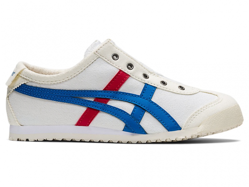 Onitsuka Tiger Mexico 66 Slip On Slip On Kinder Weiß Blau | UX2403159