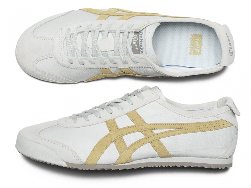 Onitsuka Tiger Mexico 66 Vin Schuhe Damen Grau Khaki Beige | IS6023715