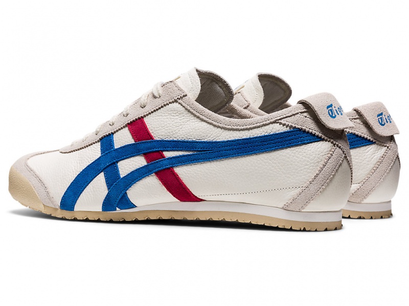 Onitsuka Tiger Mexico 66 Vin Schuhe Damen Weiß Blau | ZN4318597