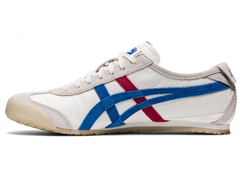 Onitsuka Tiger Mexico 66 Vin Schuhe Damen Weiß Blau | ZN4318597