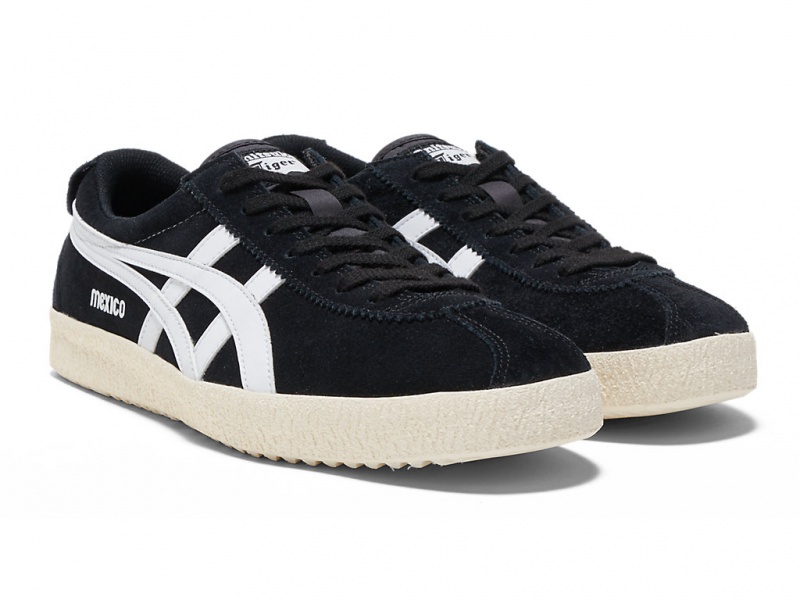 Onitsuka Tiger Mexico Delegation Schuhe Herren Schwarz Weiß | AO5690431