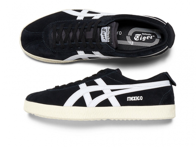 Onitsuka Tiger Mexico Delegation Schuhe Herren Schwarz Weiß | AO5690431