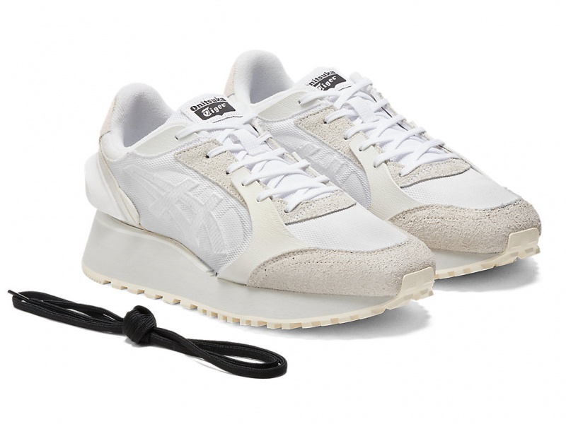 Onitsuka Tiger Moage Co Schuhe Damen Weiß Weiß | OA8705649