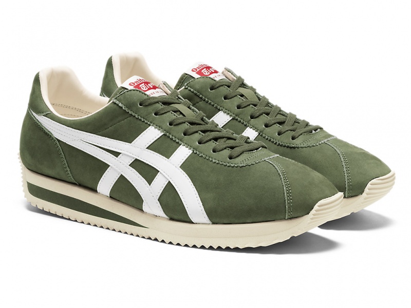 Onitsuka Tiger Moal 77 Nm Schuhe Damen Grün Weiß | FI2169473