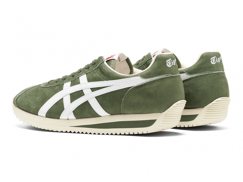 Onitsuka Tiger Moal 77 Nm Schuhe Damen Grün Weiß | FI2169473