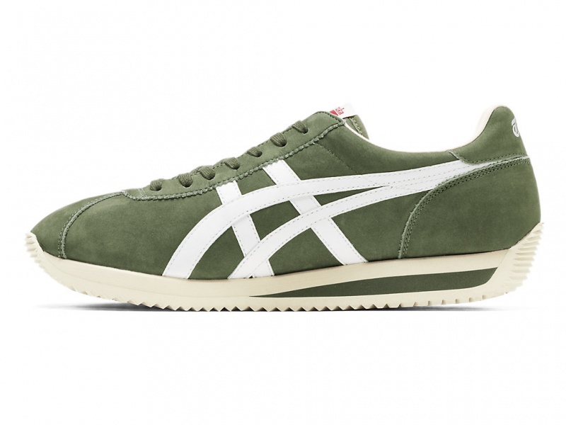 Onitsuka Tiger Moal 77 Nm Schuhe Damen Grün Weiß | FI2169473