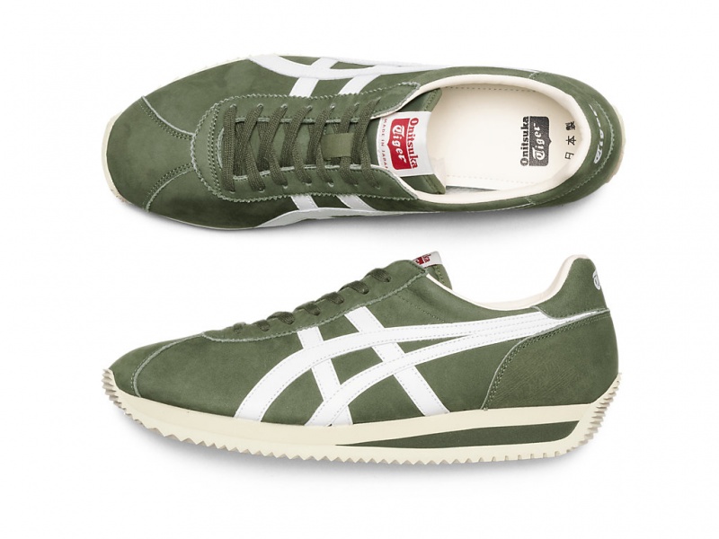 Onitsuka Tiger Moal 77 Nm Schuhe Damen Grün Weiß | FI2169473