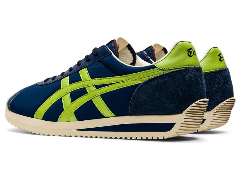 Onitsuka Tiger Moal 77 Nm Schuhe Damen Peacoat / Neon Lime | FZ3620951