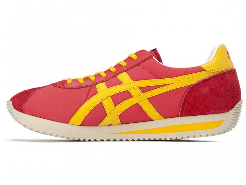 Onitsuka Tiger Moal 77 Nm Schuhe Damen Rot Gelb | TE1476592