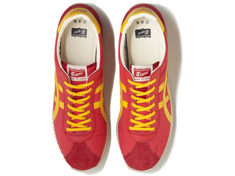 Onitsuka Tiger Moal 77 Nm Schuhe Damen Rot Gelb | TE1476592