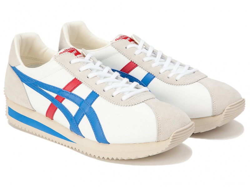 Onitsuka Tiger Moal 77 Nm Schuhe Damen Weiß Blau | JF2436978