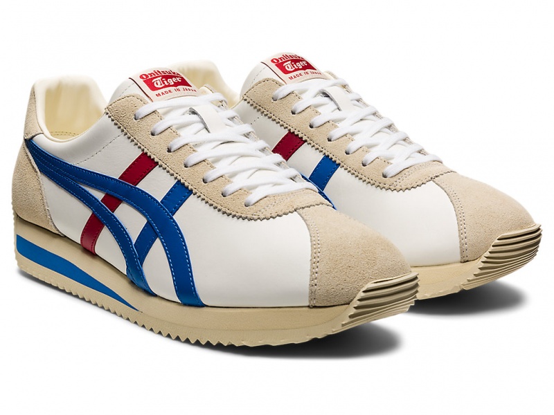 Onitsuka Tiger Moal 77 Nm Schuhe Damen Weiß Blau | JF2436978