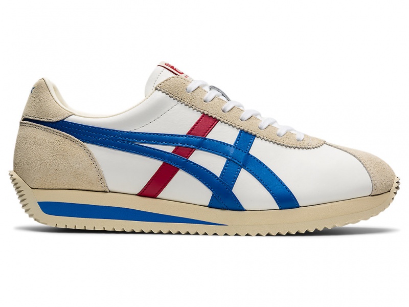 Onitsuka Tiger Moal 77 Nm Schuhe Damen Weiß Blau | JF2436978