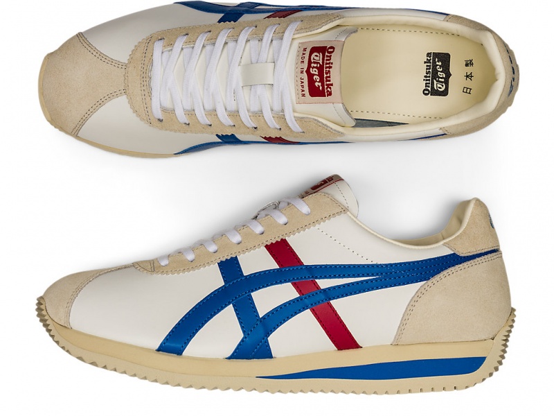 Onitsuka Tiger Moal 77 Nm Schuhe Herren Weiß Blau | HT7162048