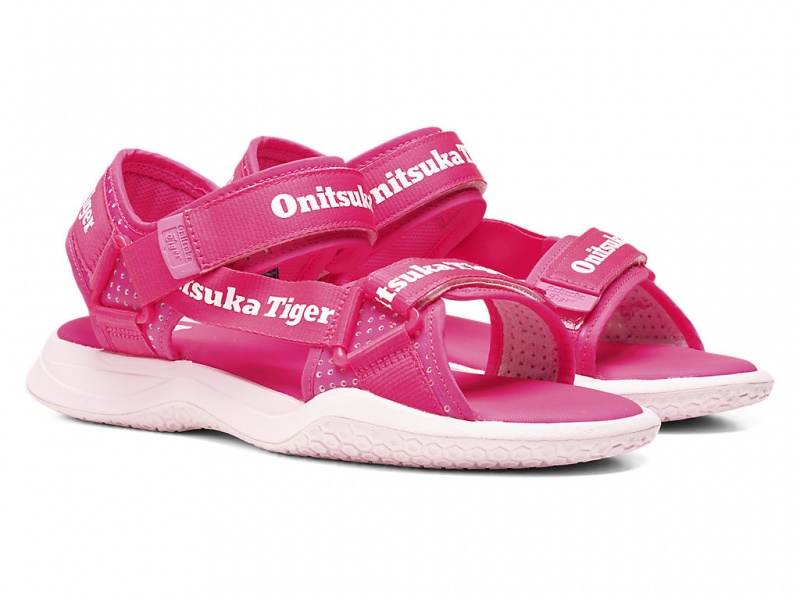 Onitsuka Tiger Ohbori Riemen Schuhe Damen Rosa Weiß | ZG8973145